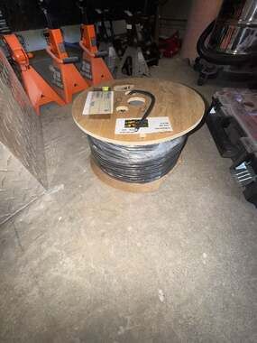 Olympic RG6/U Coaxial Cable Part 6246 R 500 Ft Black